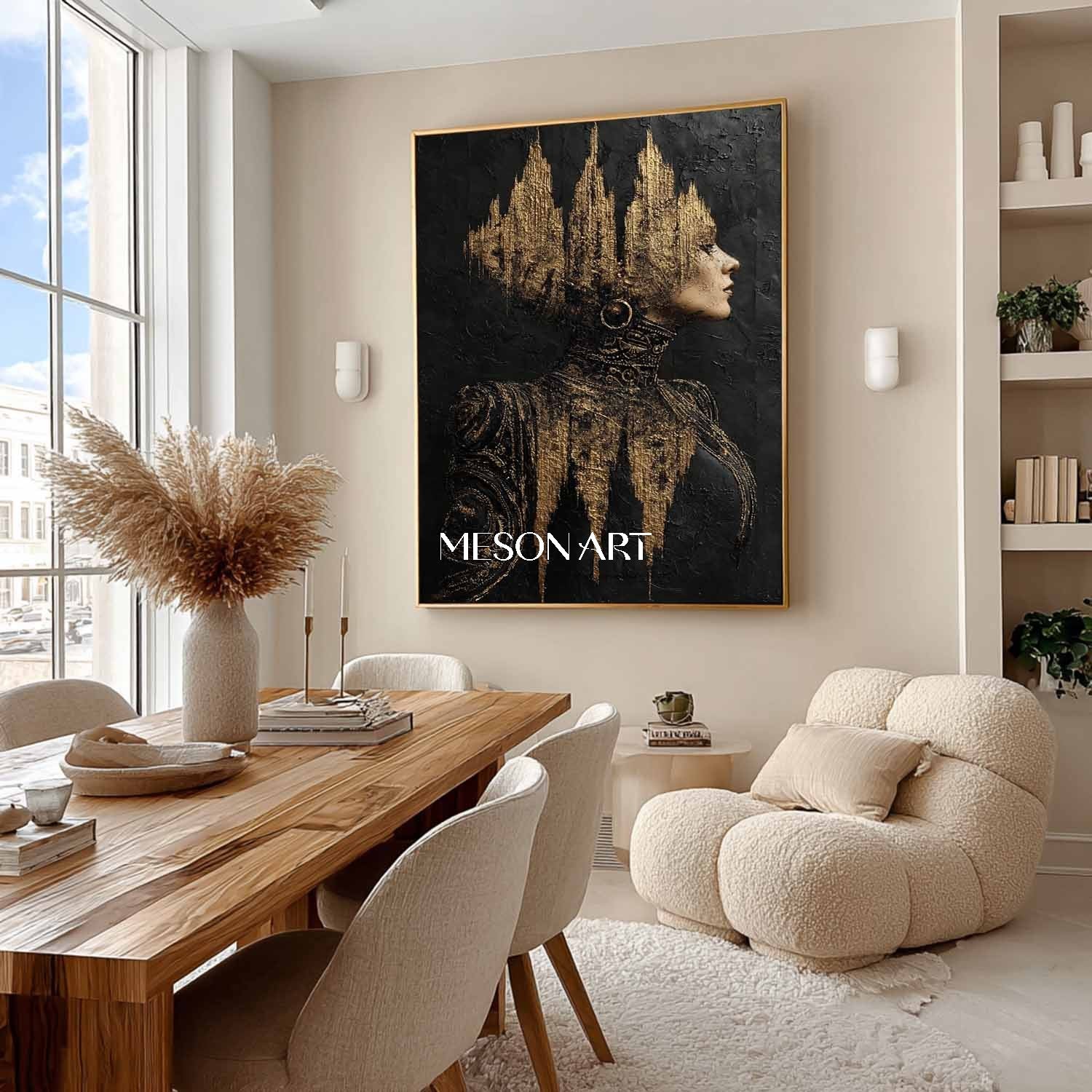 Plaster Art Texture Painting #SG473 - Image 6