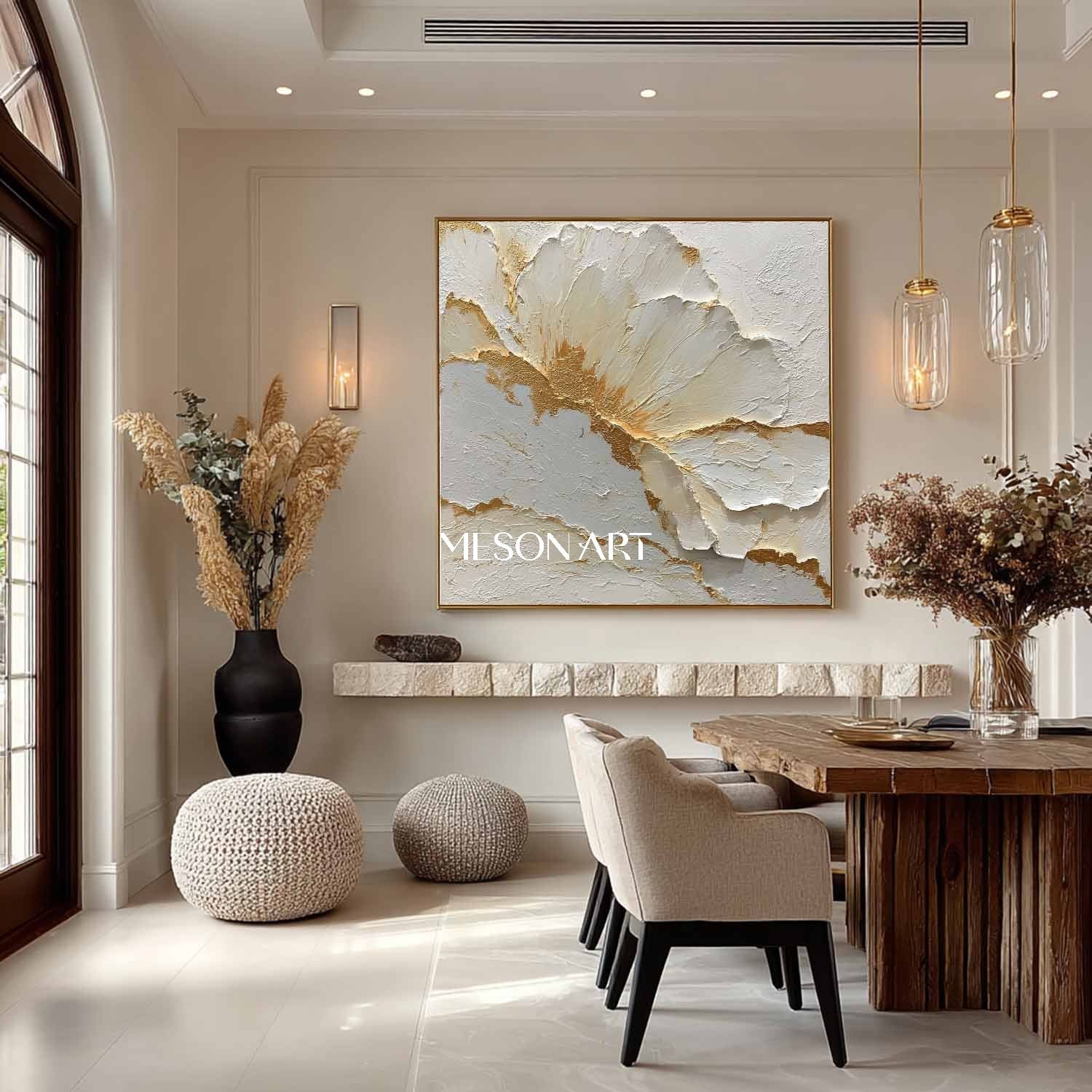 Plaster Art Texture Painting #SG477 - Image 4