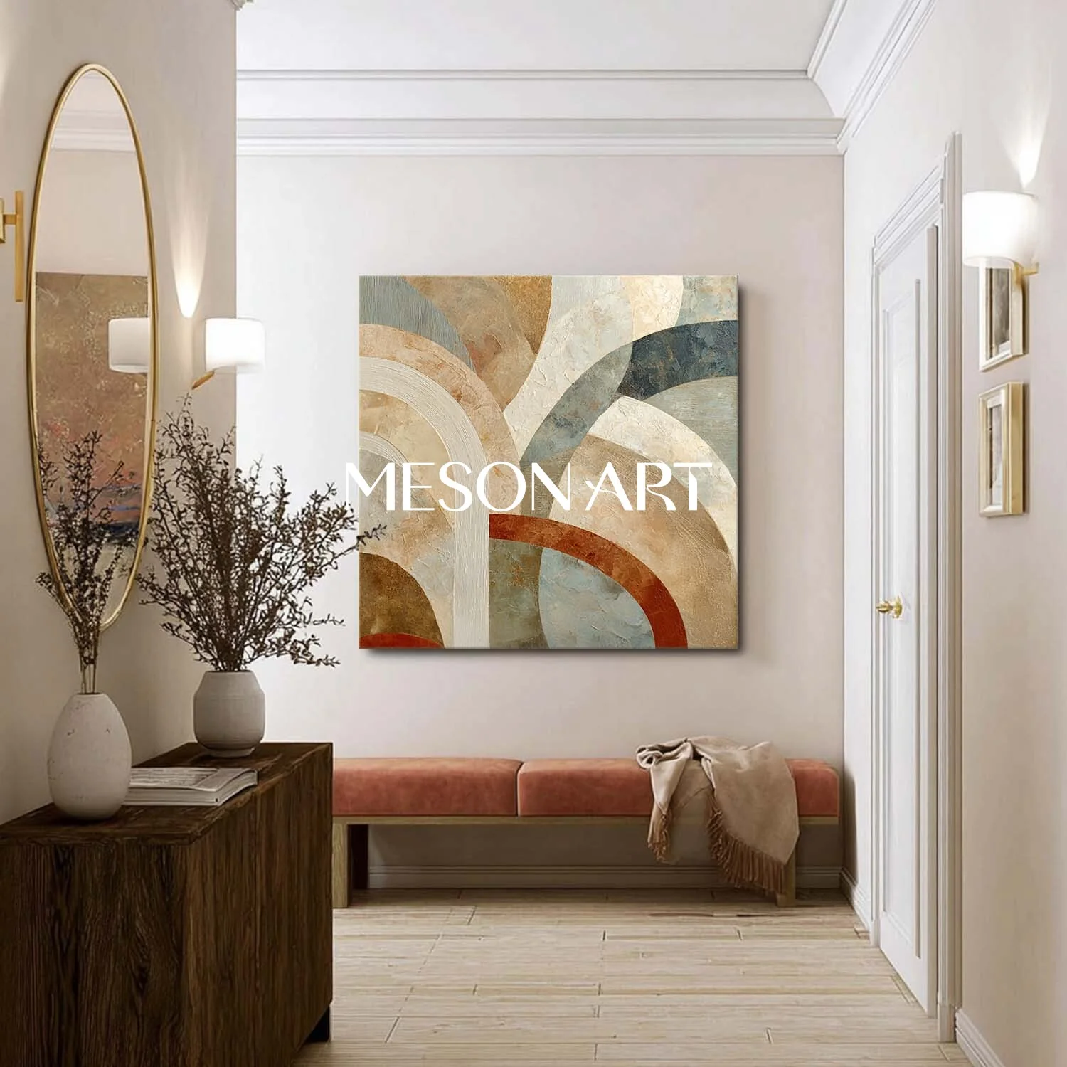 Plaster Art Texture Painting #SG514 - Image 6