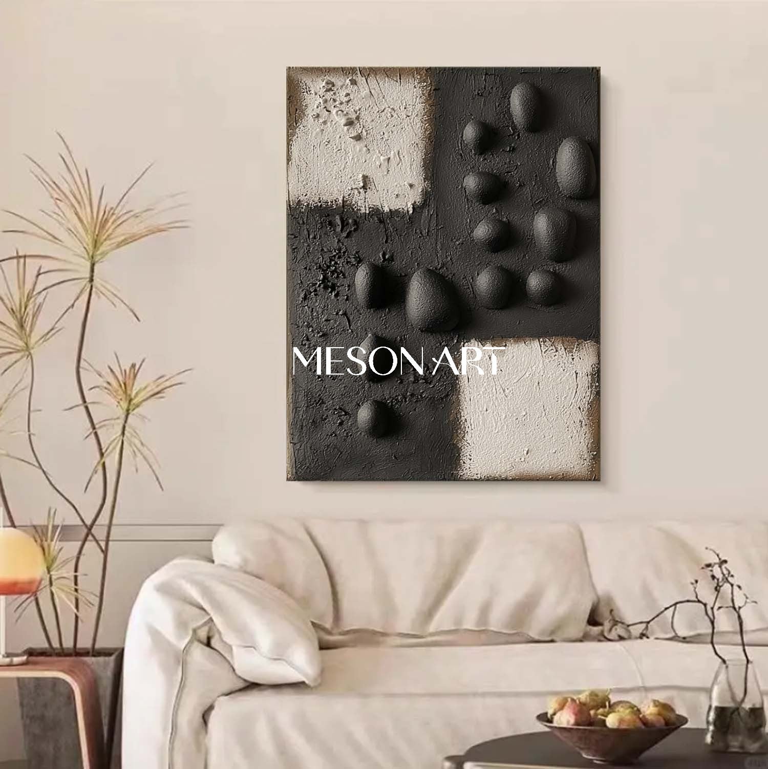 Plaster Art Texture Painting #SG520 - Image 6