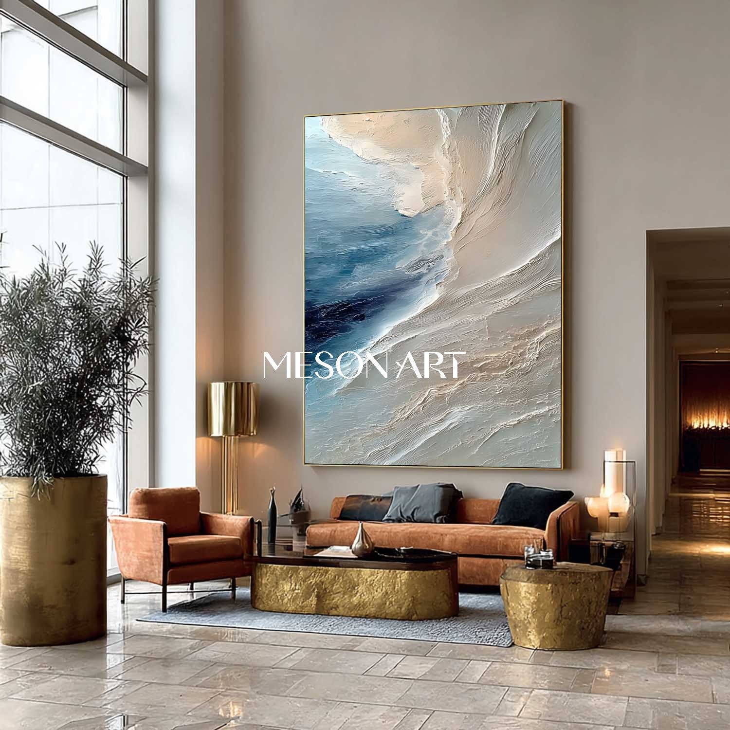Plaster Art Texture Painting #SG535 - Image 5