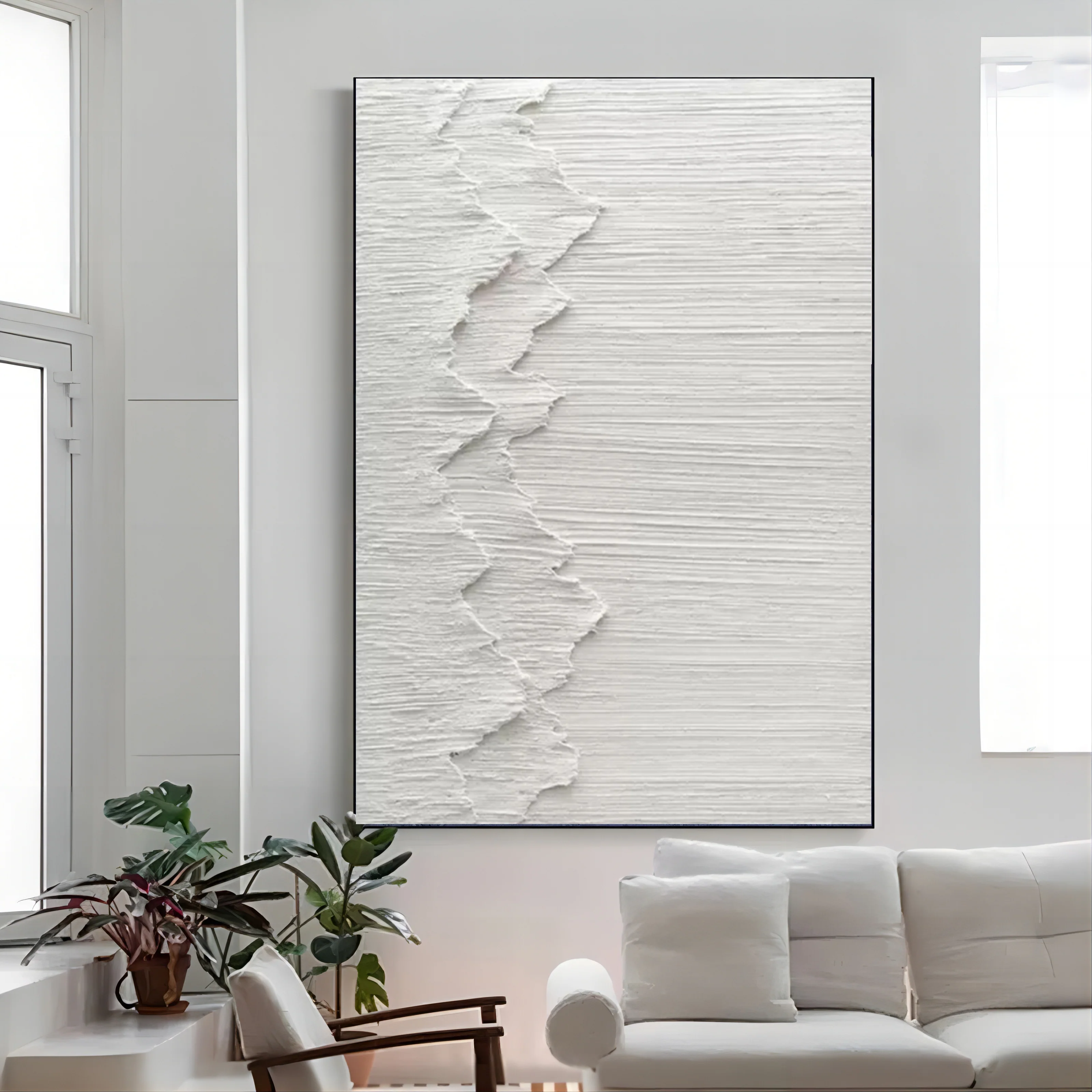 Plaster Art Texture Painting #TX101 - Image 4