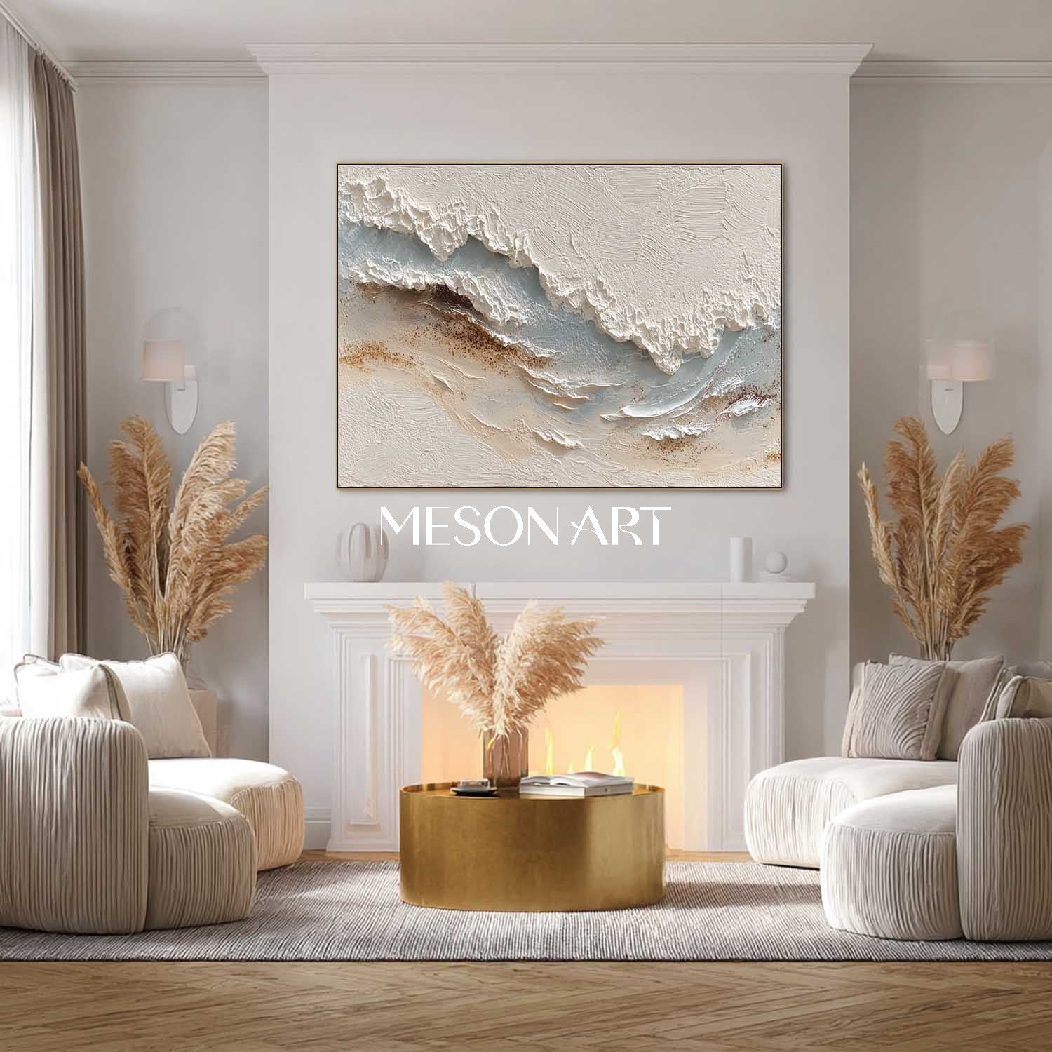 Plaster Art Texure Painting #SG527 - Image 2