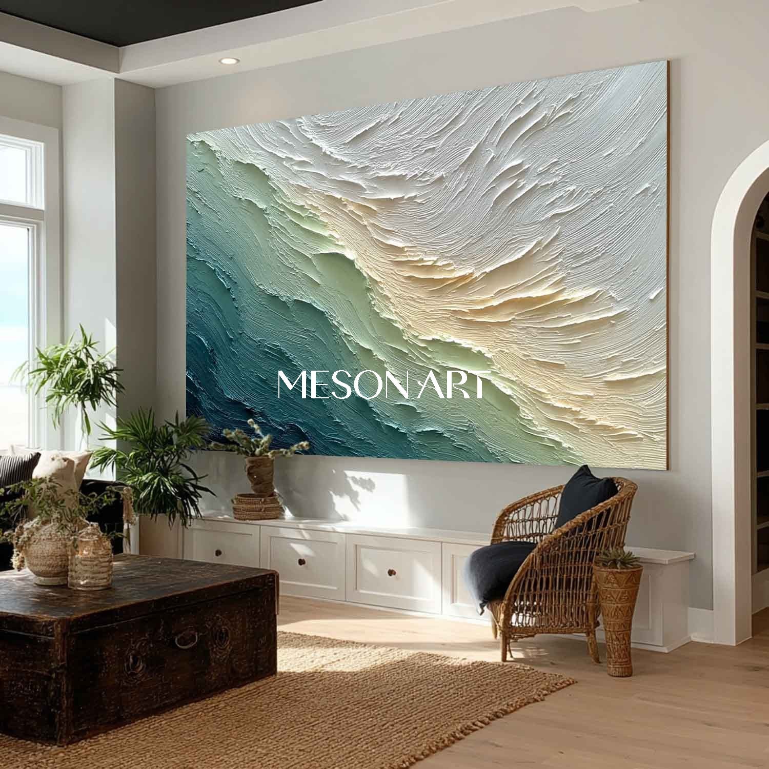 Plaster Art Texure Painting #SG538 - Image 3