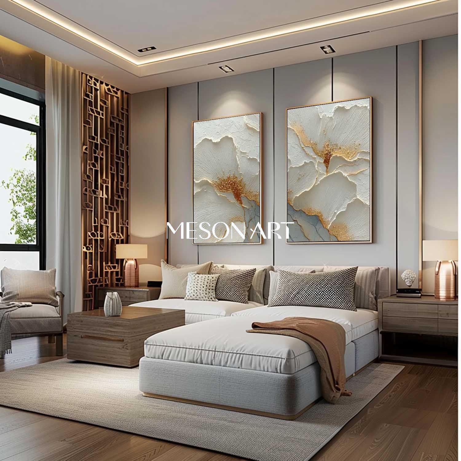 Plaster Art Texure Painting #SG548 - Image 7