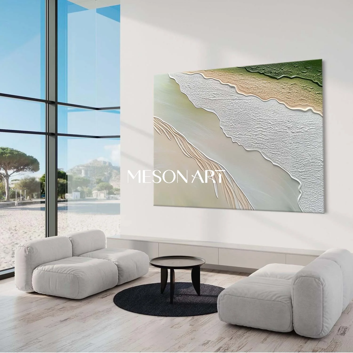 Plaster Art Texure Painting #SG551 - Image 3
