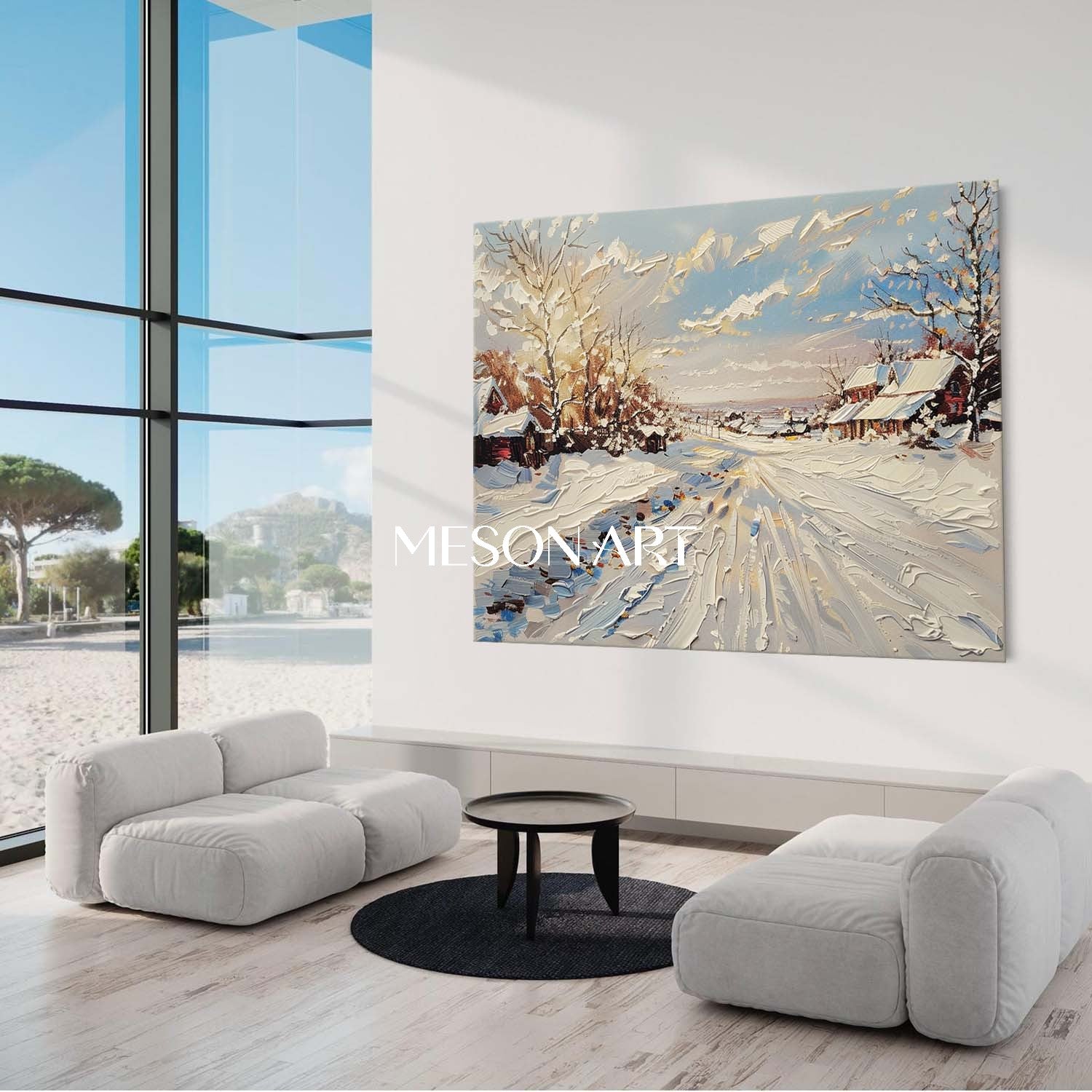 Plaster Art Texure Painting #SG558 - Image 5