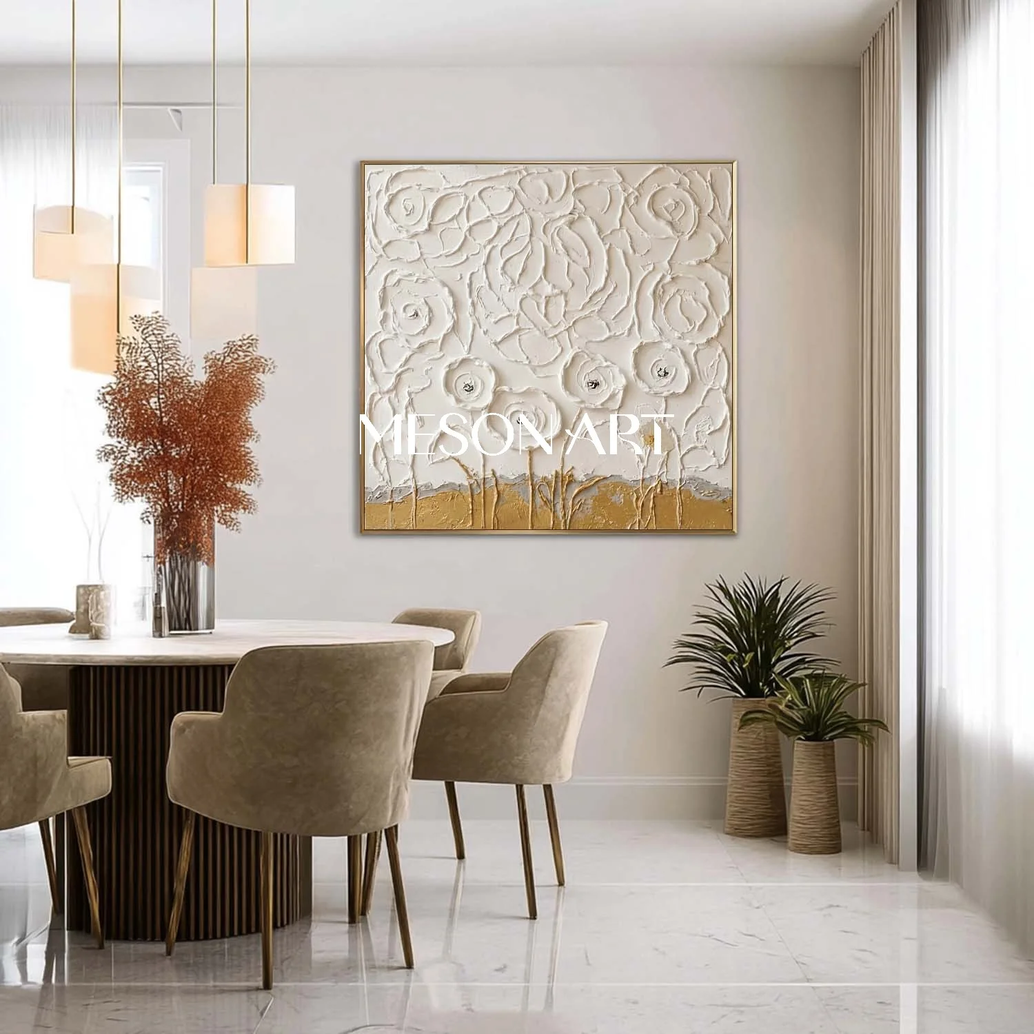 Plaster Art Texure Painting #SG571 - Image 4
