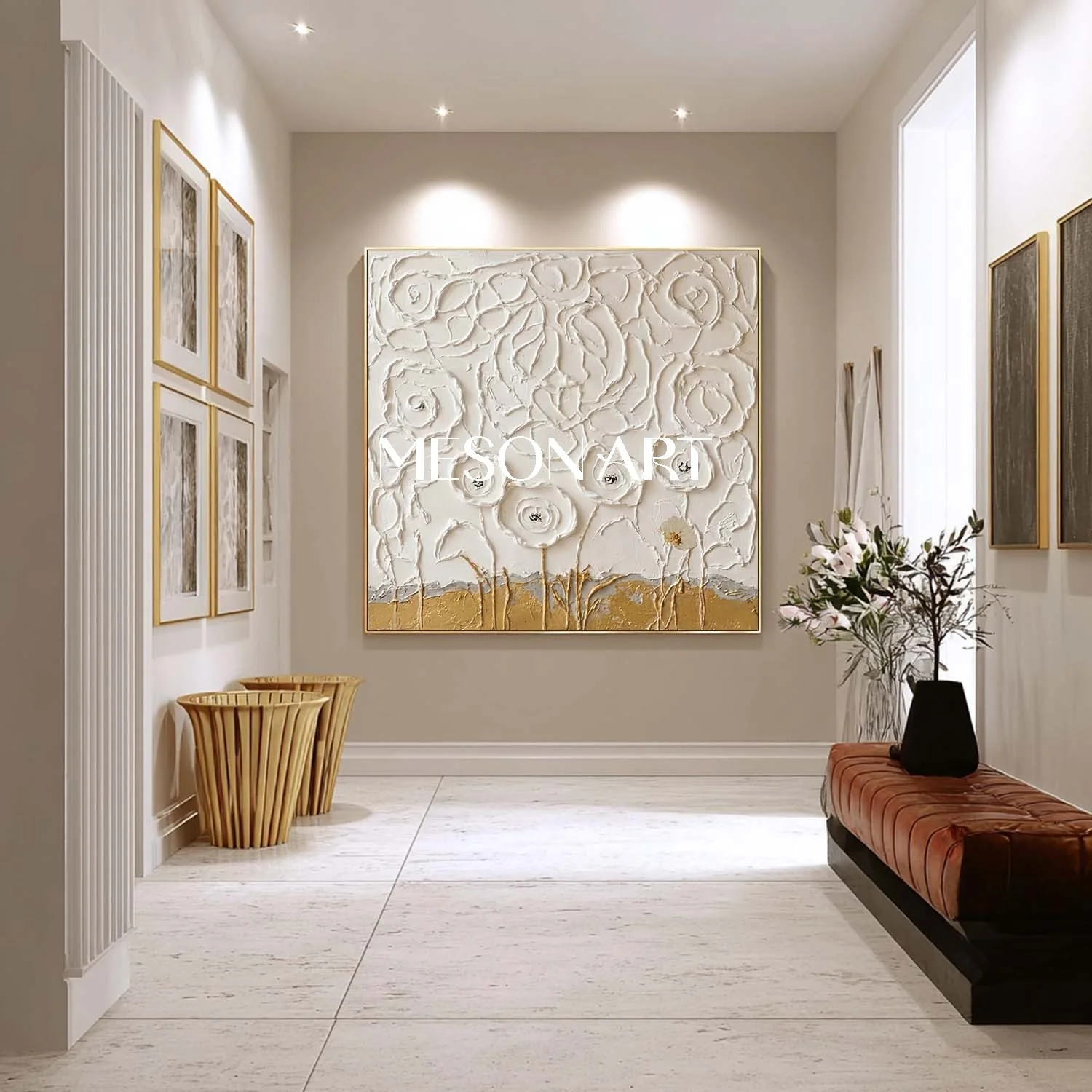 Plaster Art Texure Painting #SG571 - Image 6