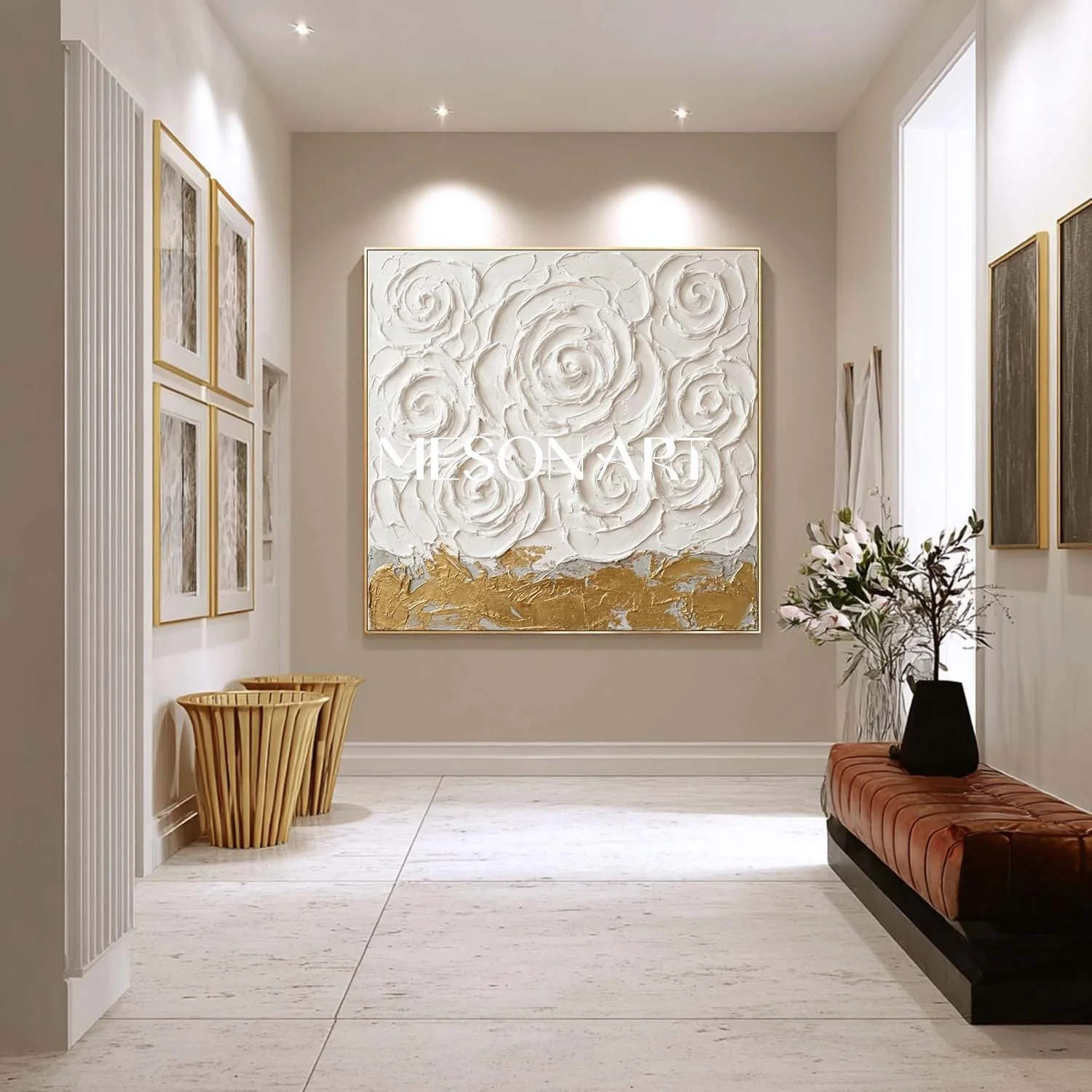 Plaster Art Texure Painting #SG572 - Image 4