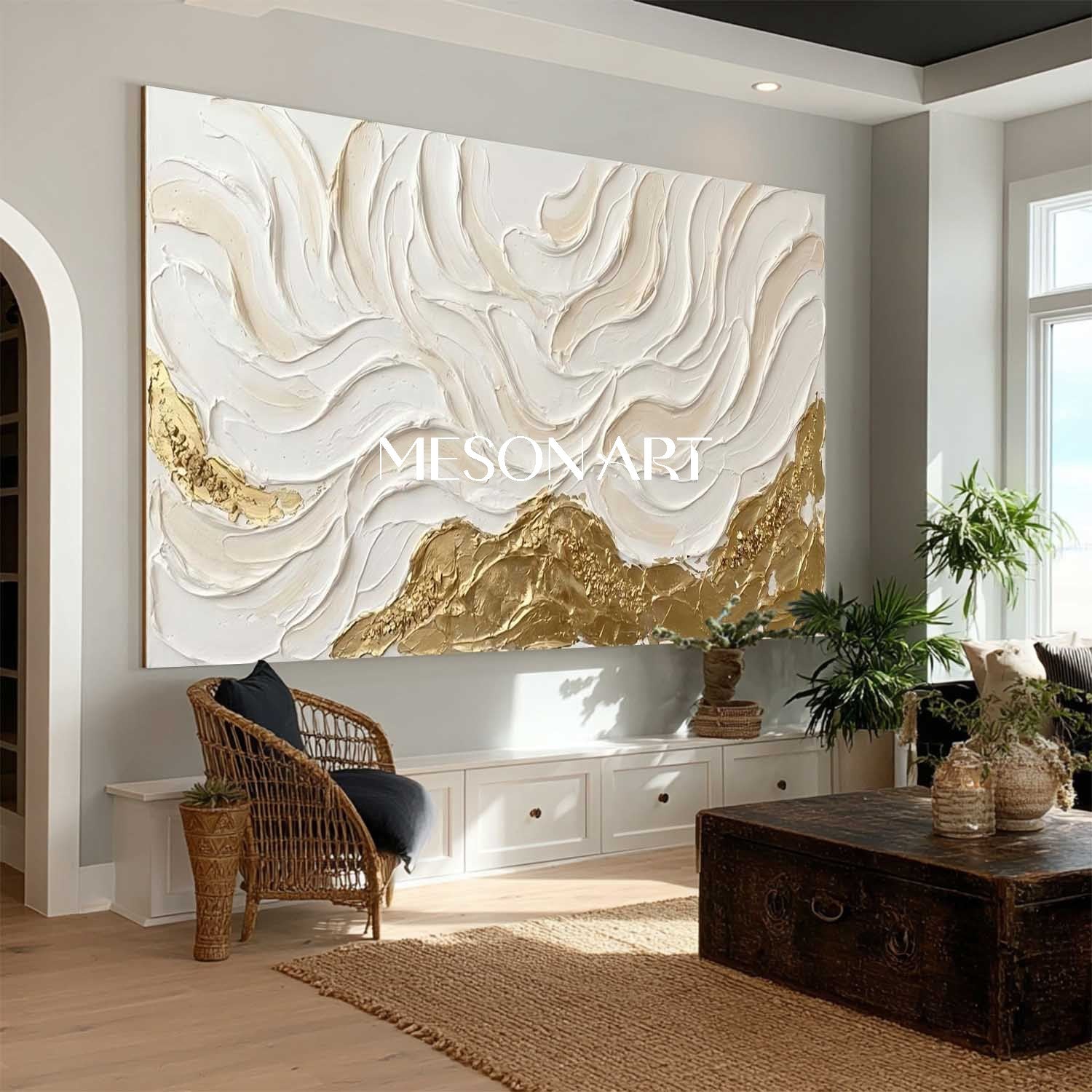 Plaster Art Texure Painting #SG574 - Image 3