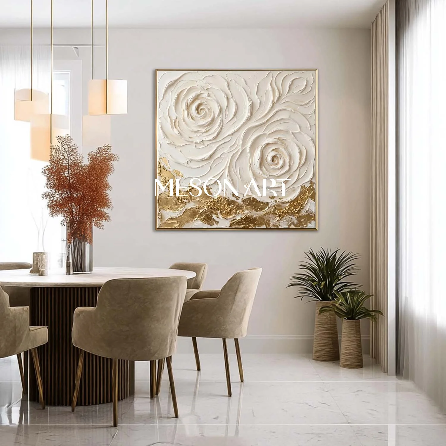 Plaster Art Texure Painting #SG578 - Image 3