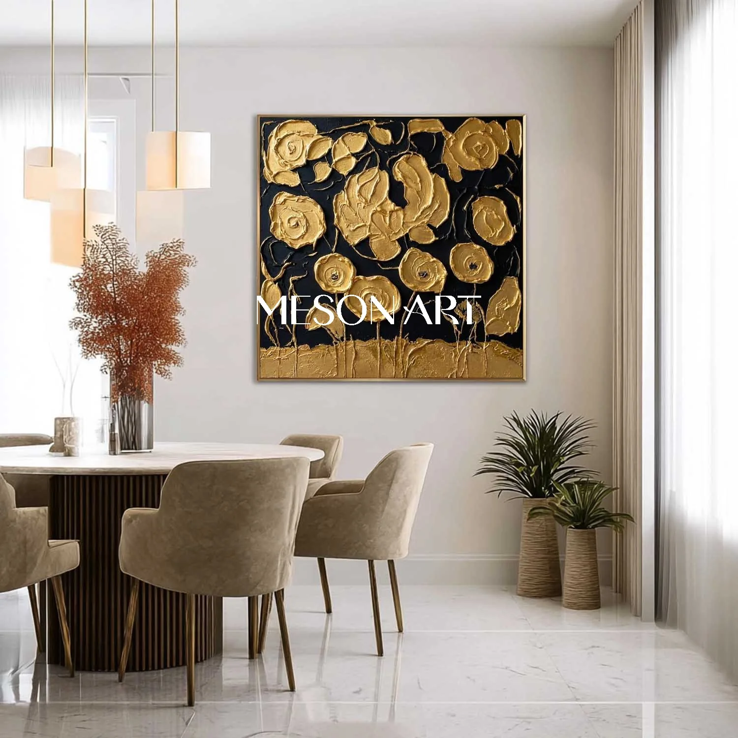 Plaster Art Texure Painting #SG588 - Image 5