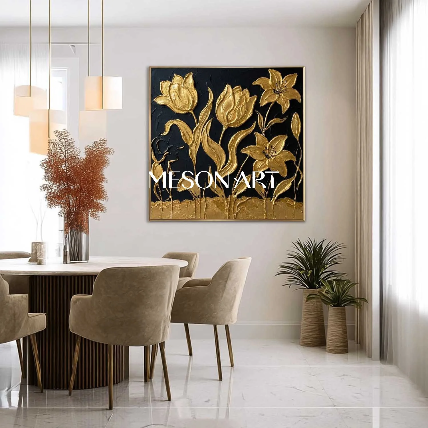 Plaster Art Texure Painting #SG589 - Image 5