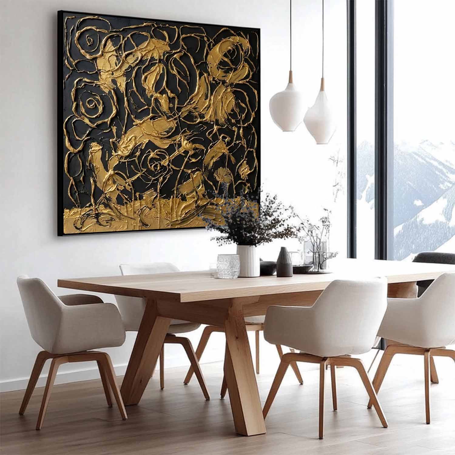 Plaster Art Texure Painting #SG597 - Image 3
