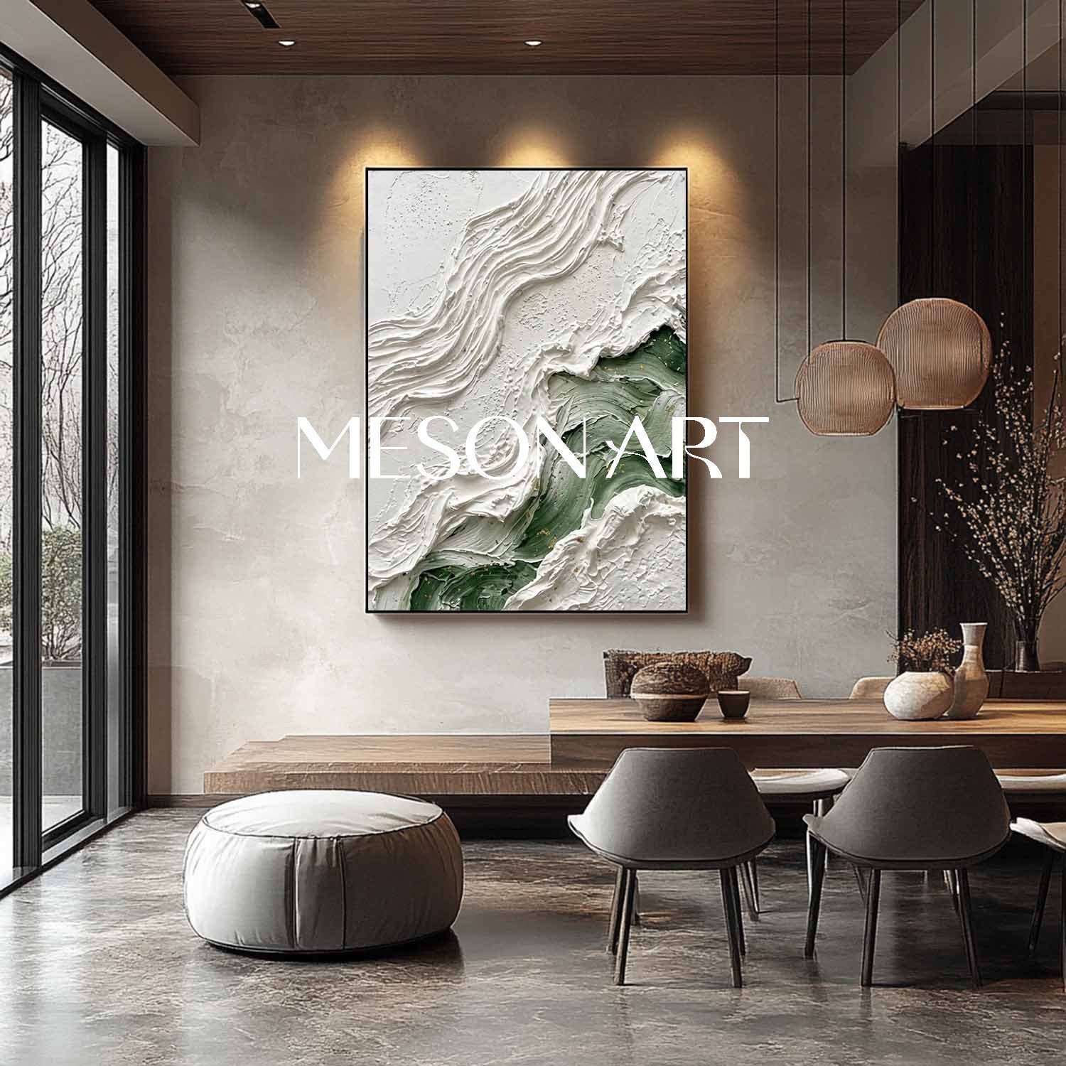 Plaster Art Texure Painting #SG613 - Image 3