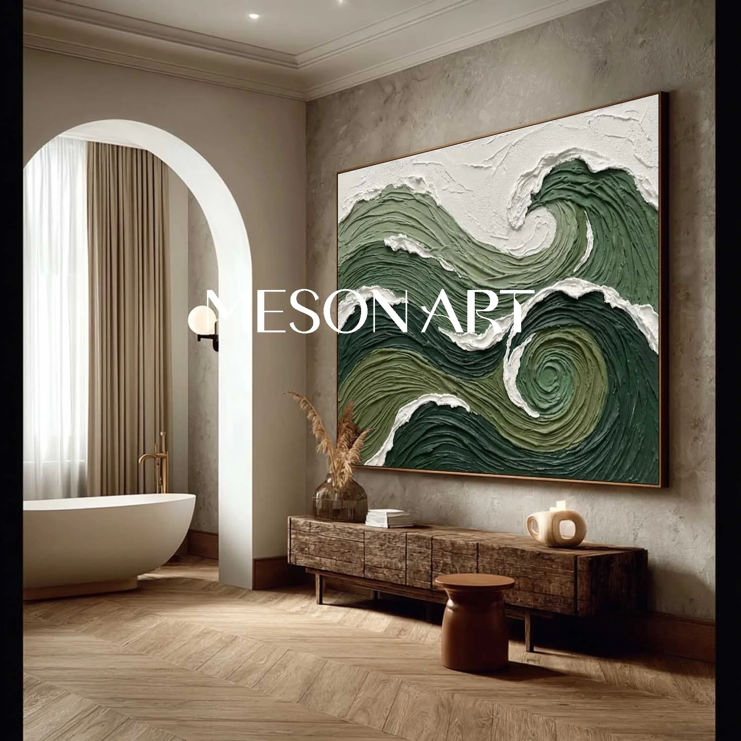 Plaster Art Texure Painting #SG620 - Image 7