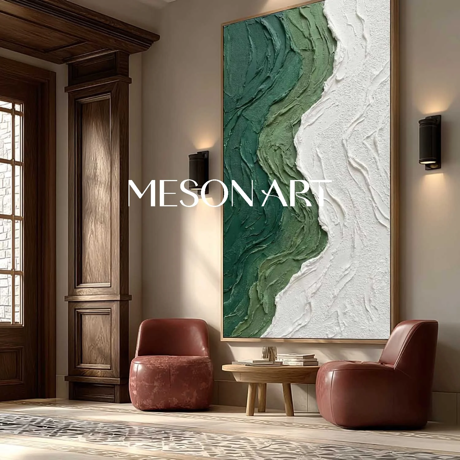 Plaster Art Texure Painting #SG633 - Image 2
