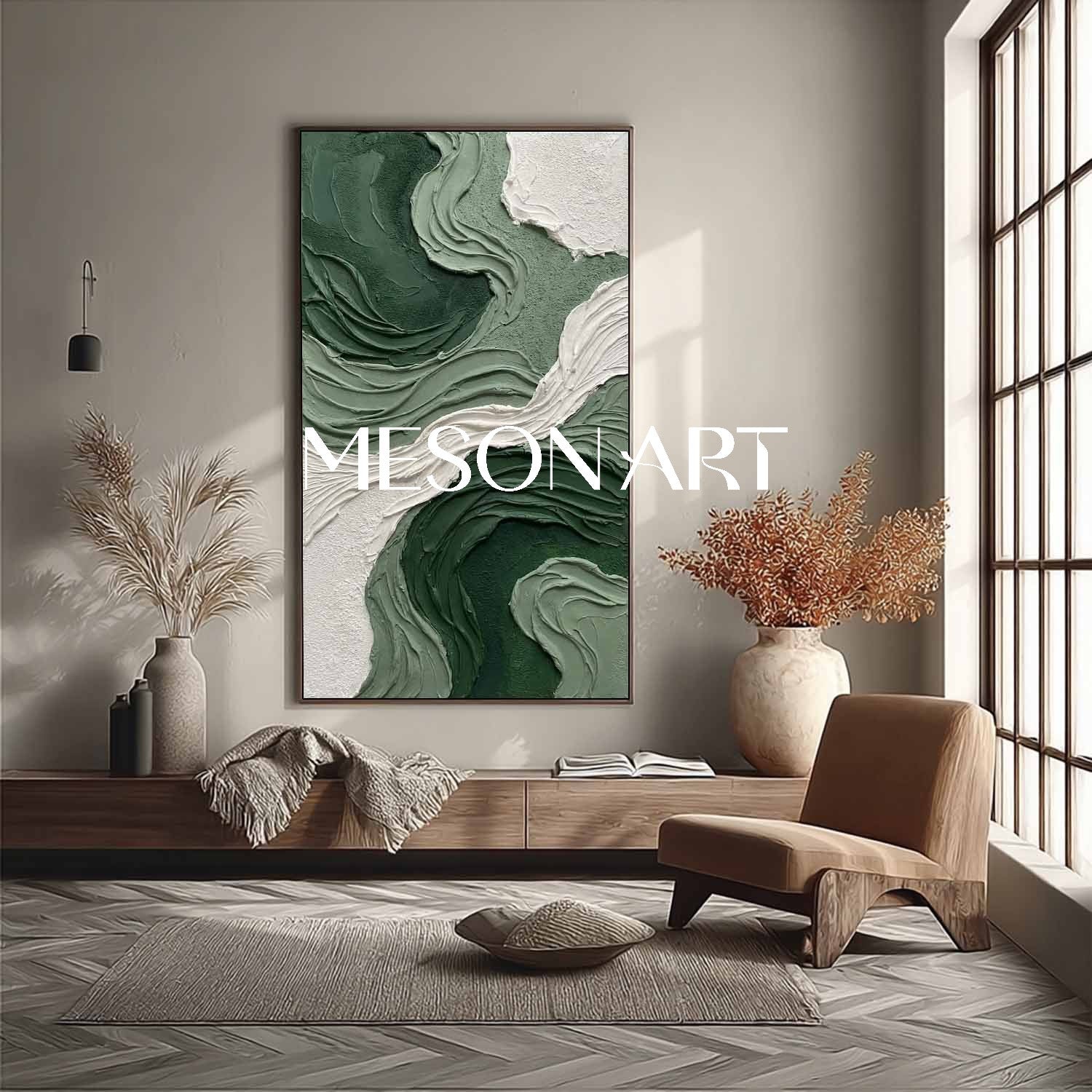 Plaster Art Texure Painting #SG639 - Image 5