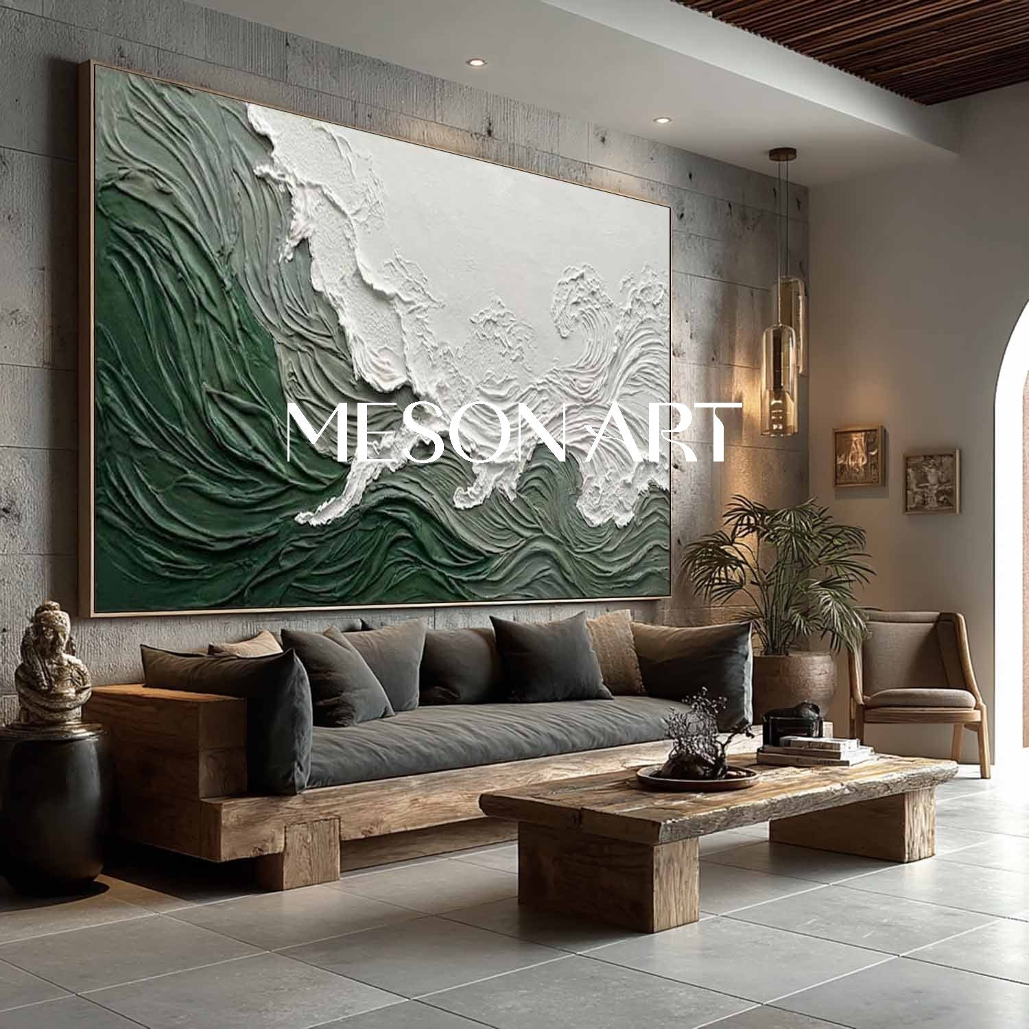 Plaster Art Texure Painting #SG641 - Image 3
