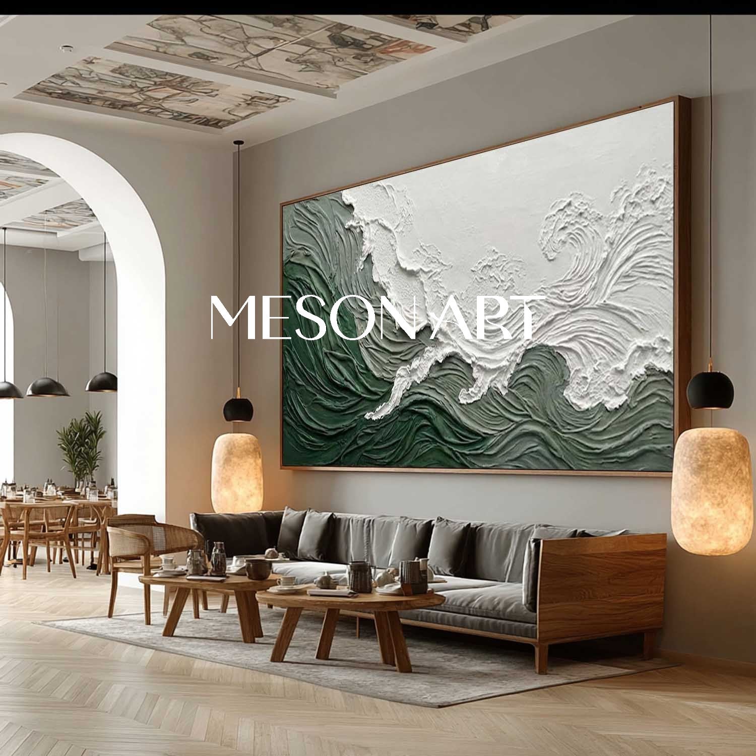 Plaster Art Texure Painting #SG641 - Image 5