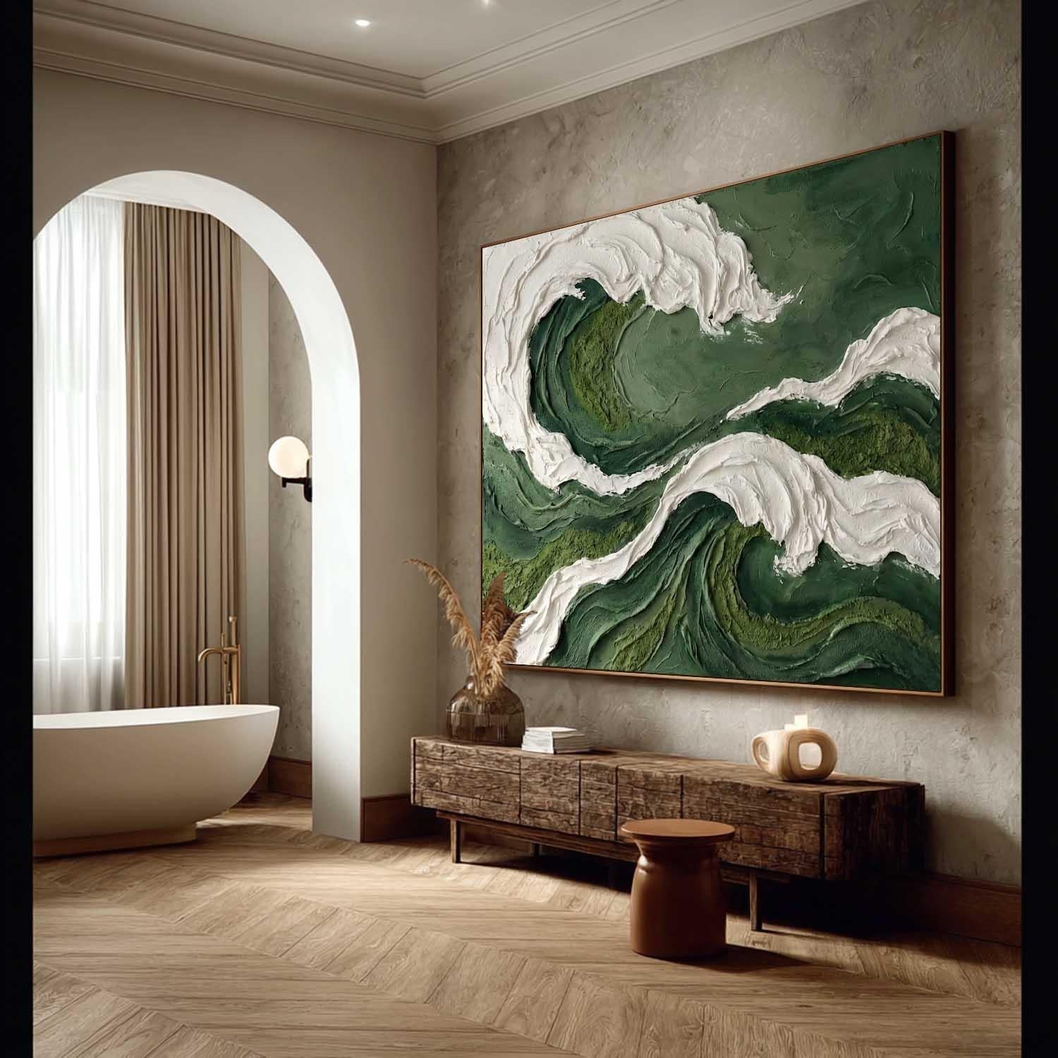 Plaster Art Texure Painting #SG645 - Image 7