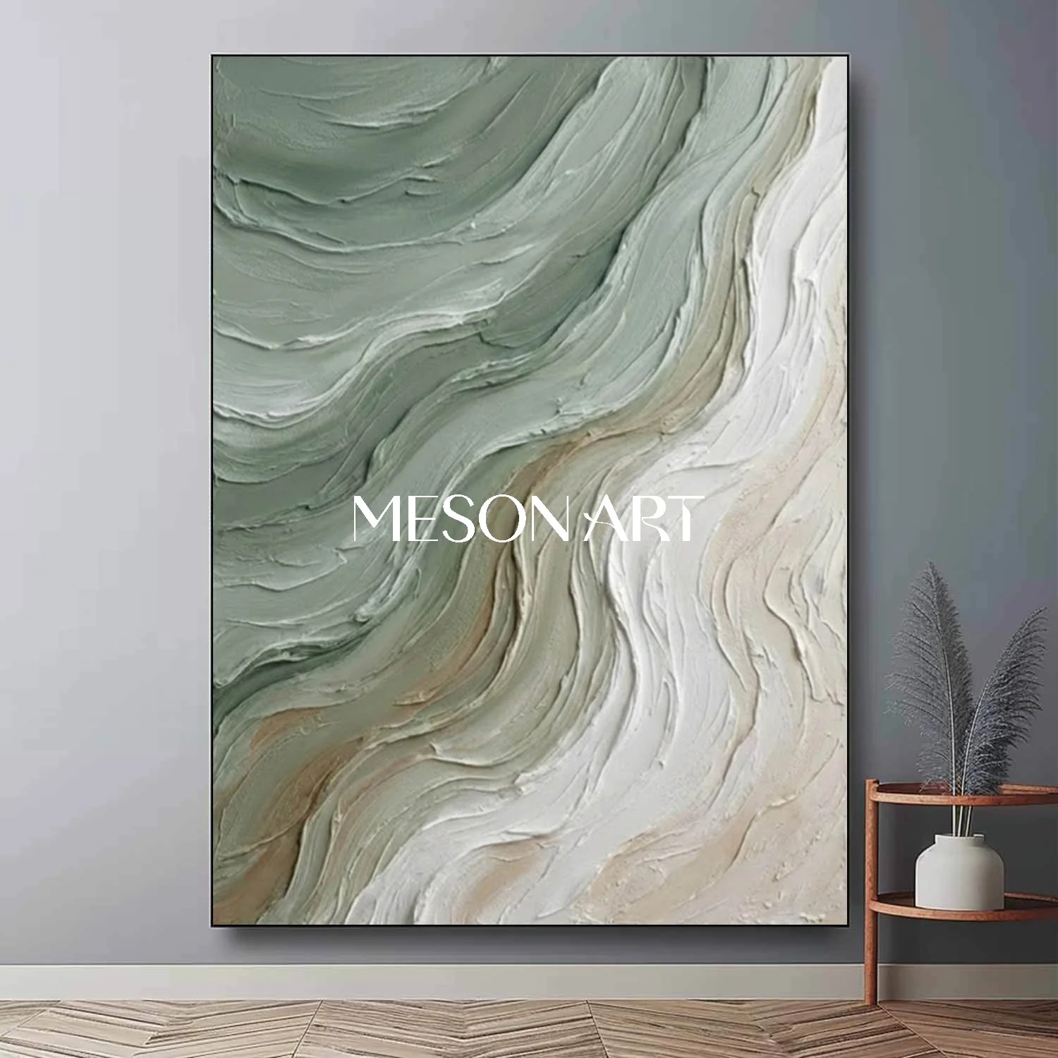 Plaster Art Texure Painting #SG649 - Image 4