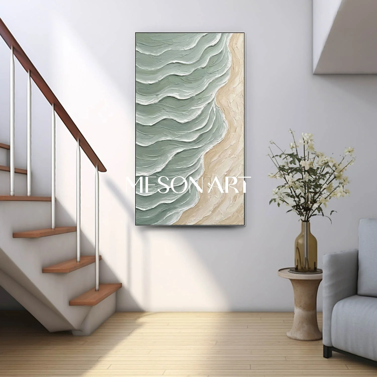 Plaster Art Texure Painting #SG650 - Image 3