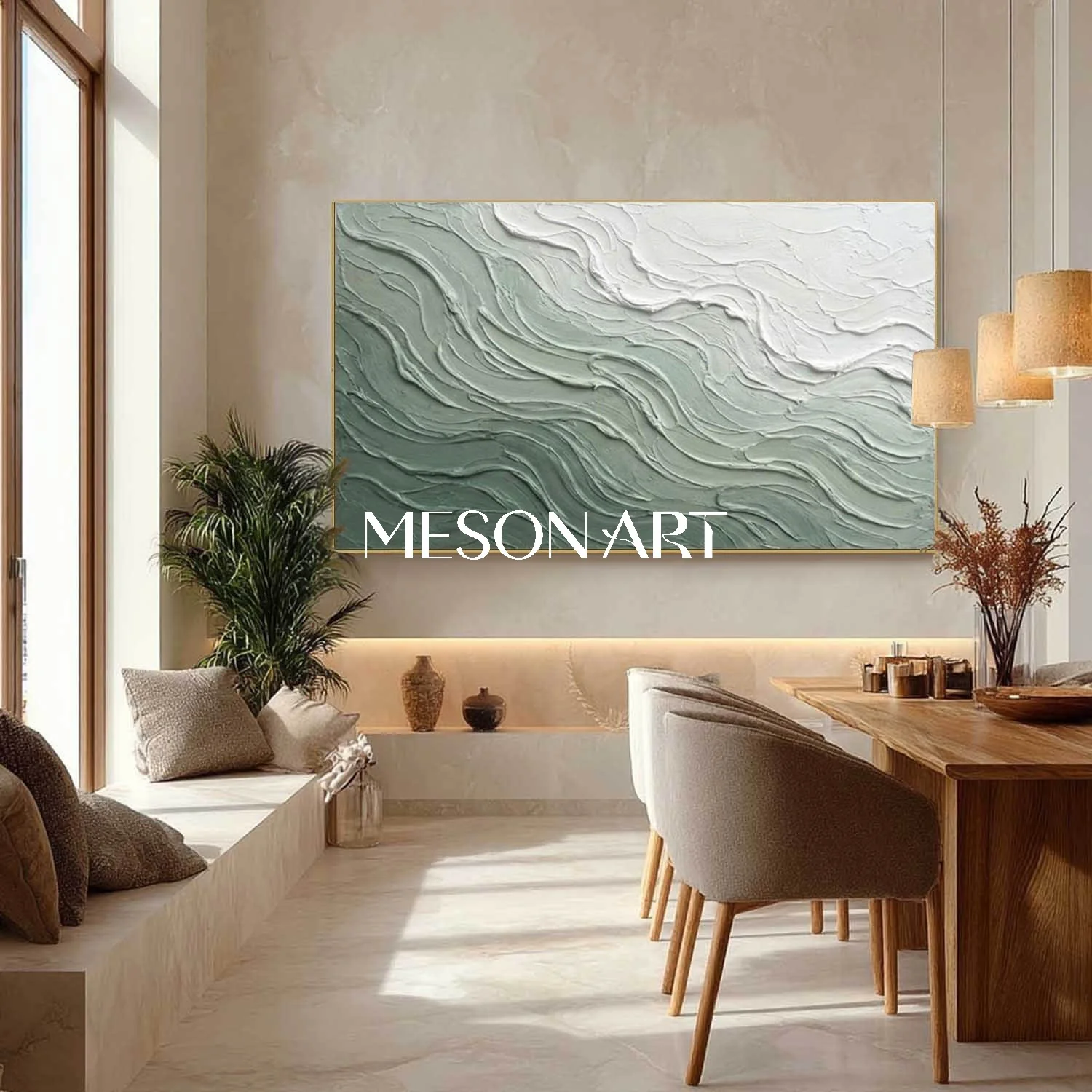 Plaster Art Texure Painting #SG658 - Image 3