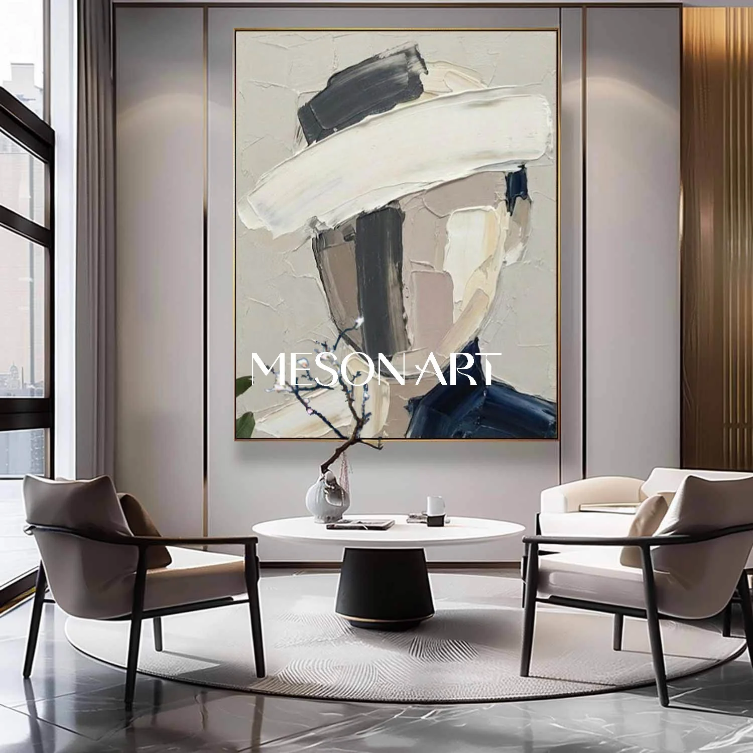 Plaster Art Texure Painting #SG659 - Image 3