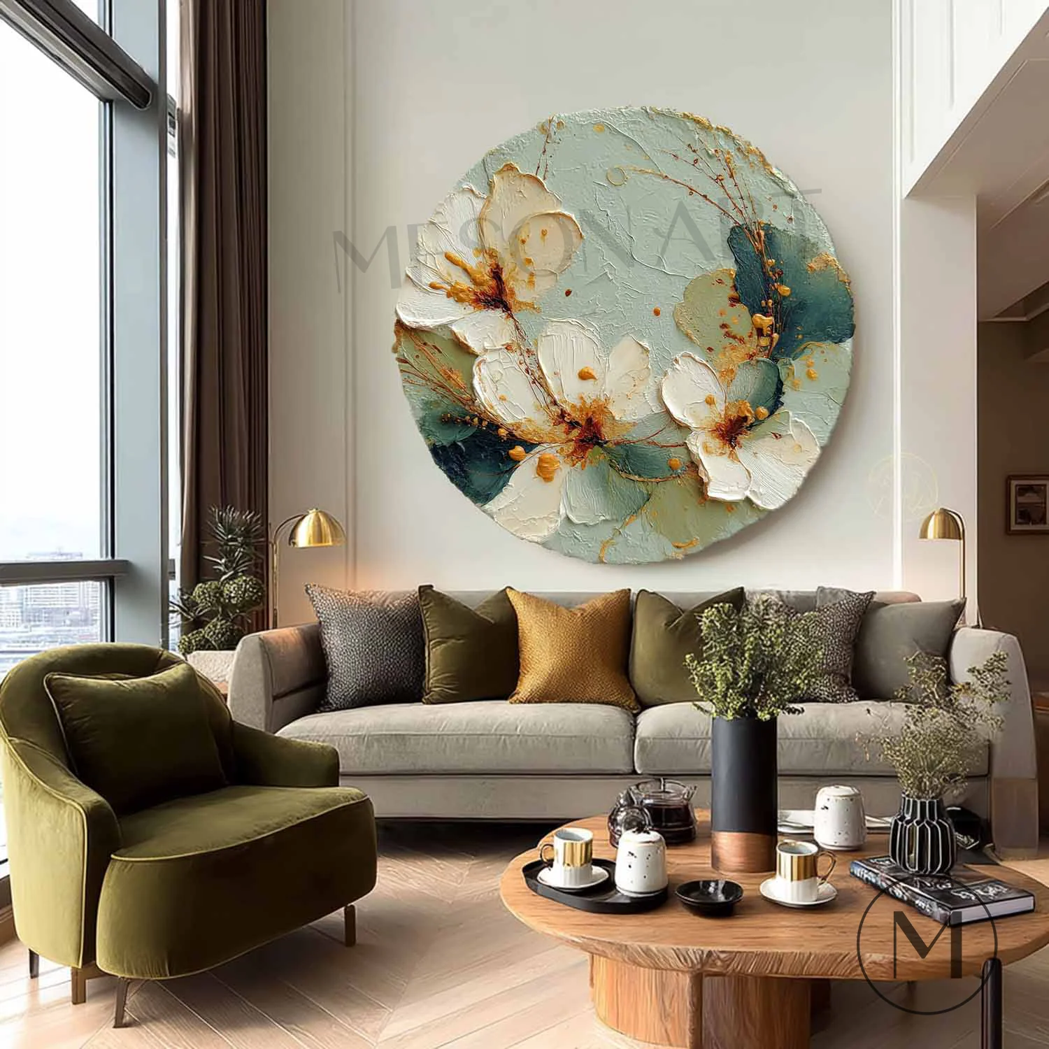 Round Wall Art #RWA005 - Image 2
