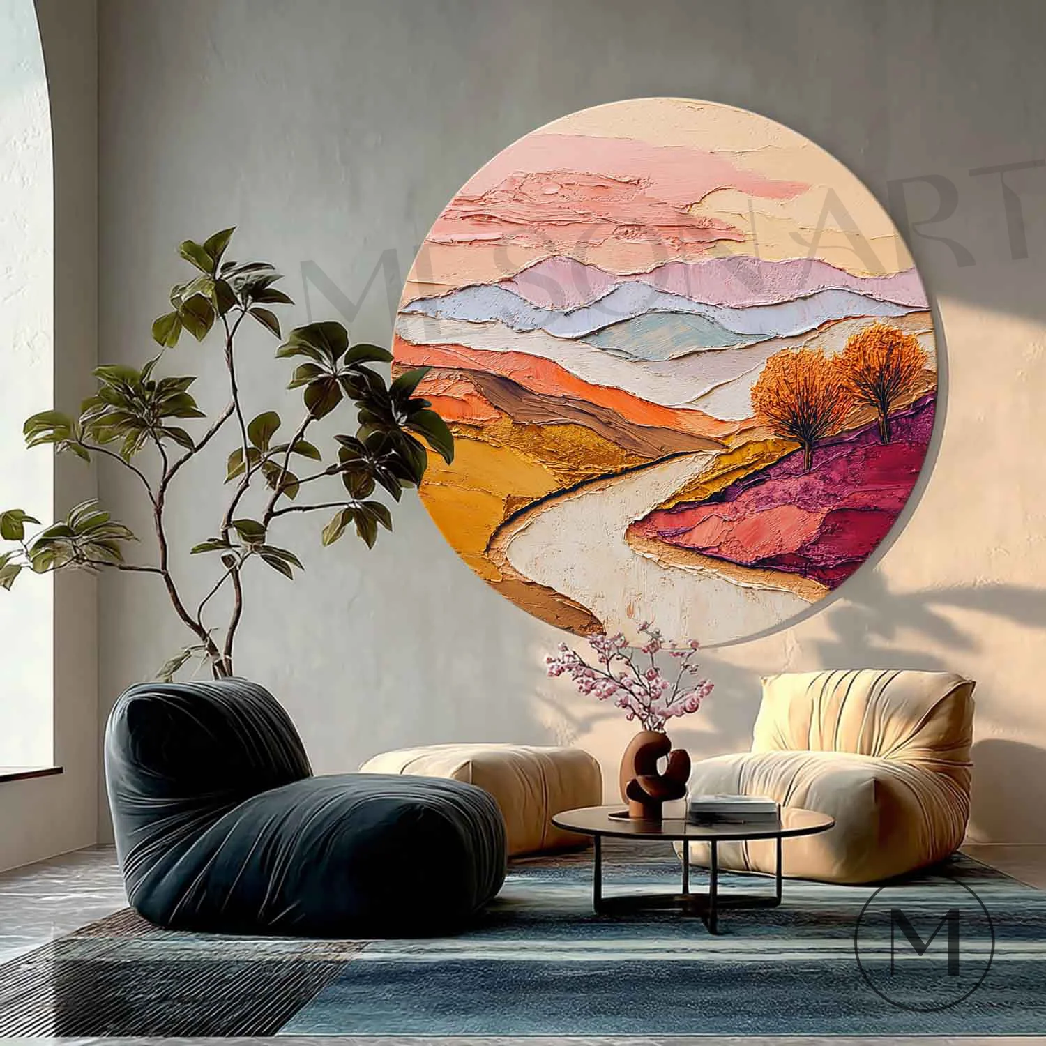 Round Wall Art #RWA007 - Image 7