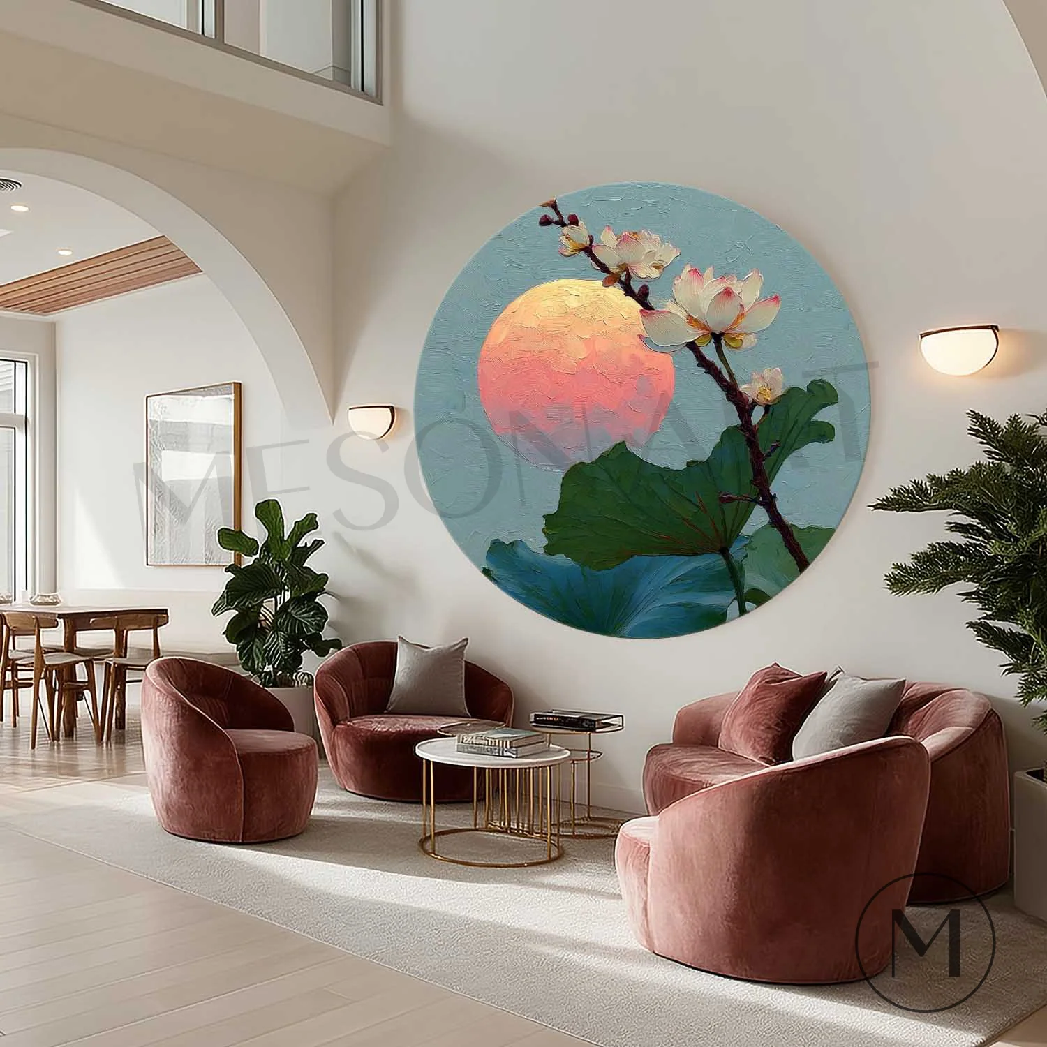 Round Wall Art #RWA008 - Image 3