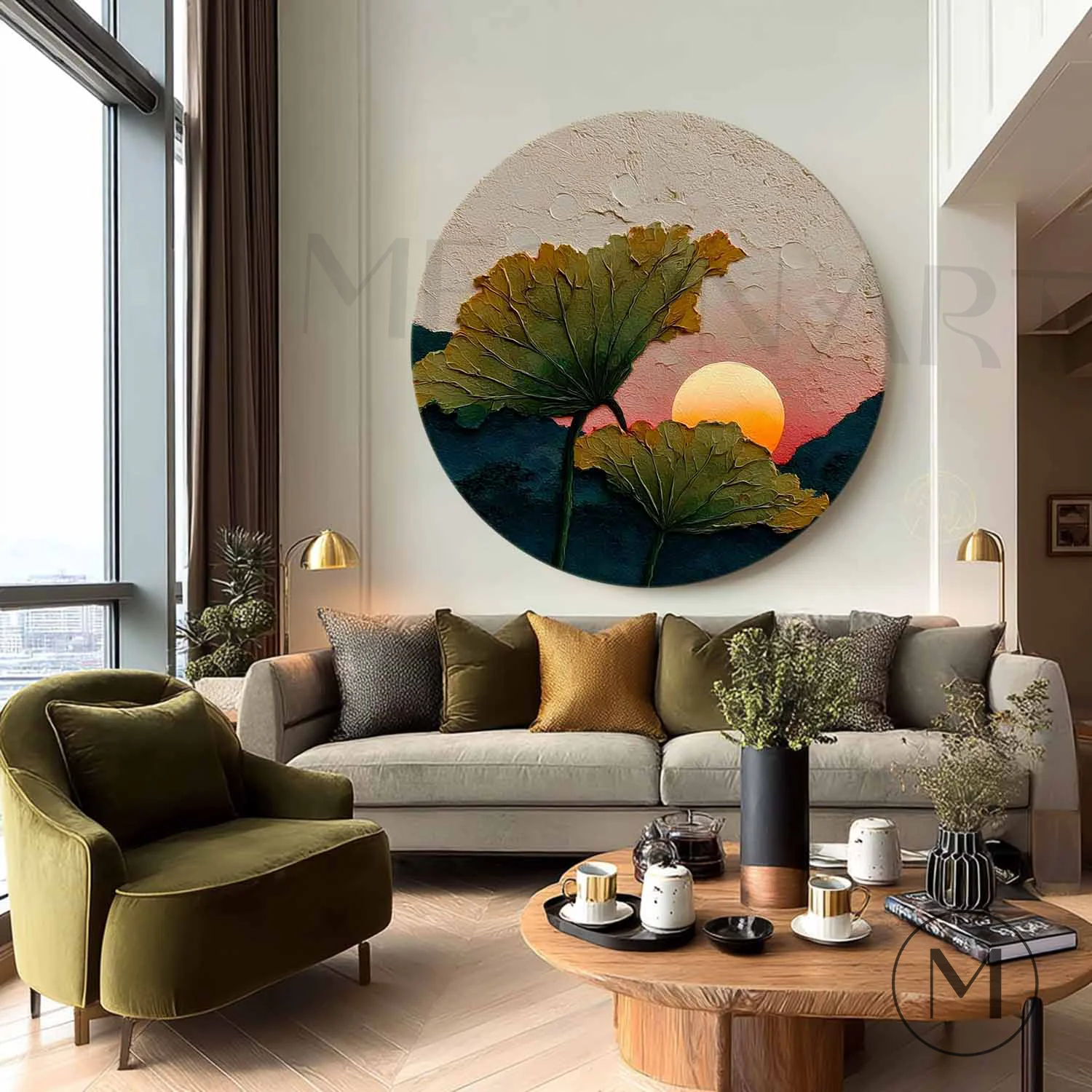 Round Wall Art #RWA011 - Image 5