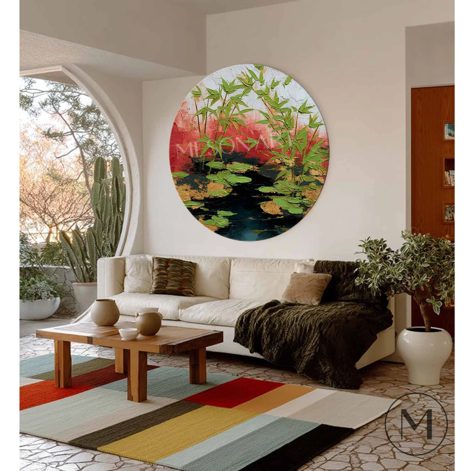 Round Wall Art #RWA015 - Image 3