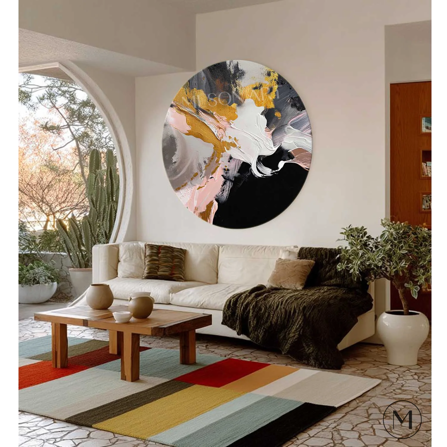 Round Wall Art #RWA016 - Image 5