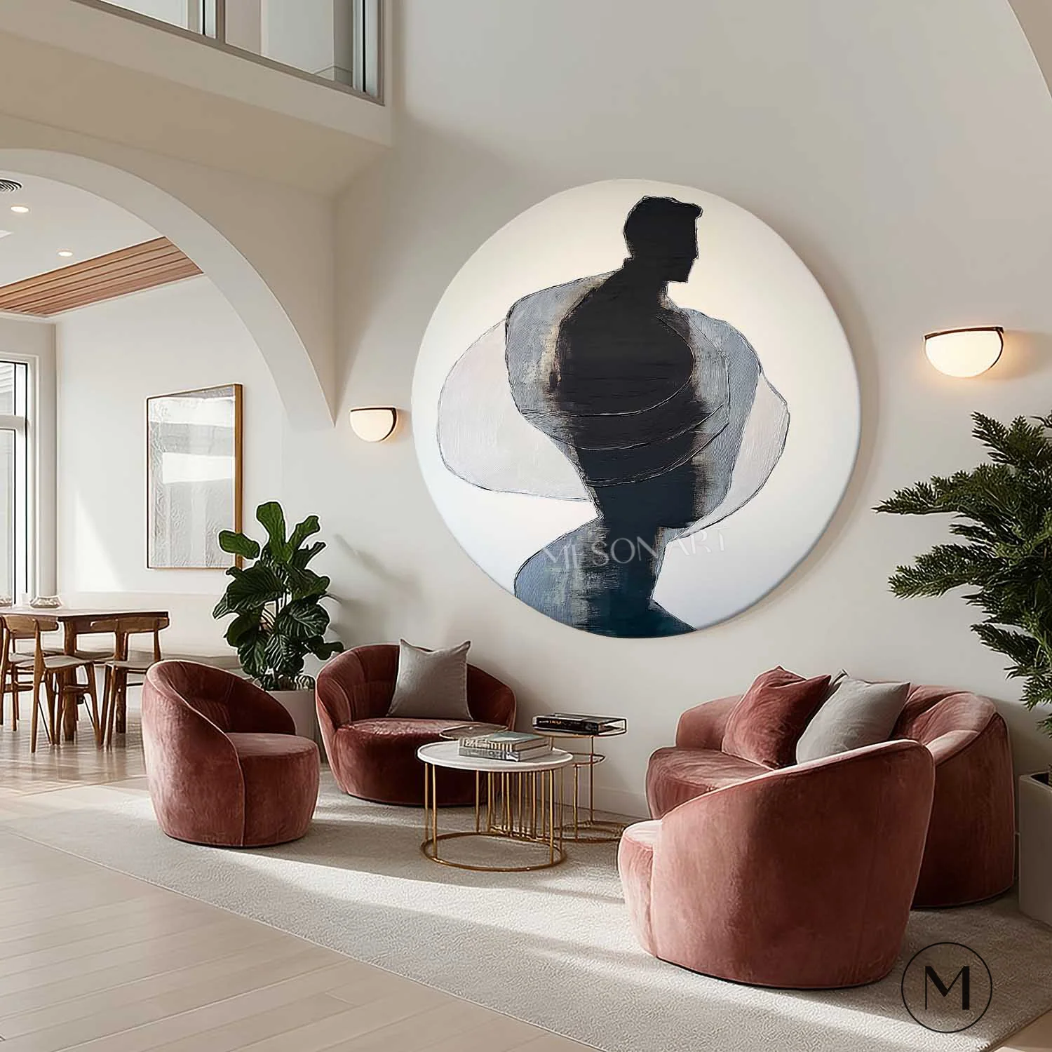 Round Wall Art #RWA017 - Image 5