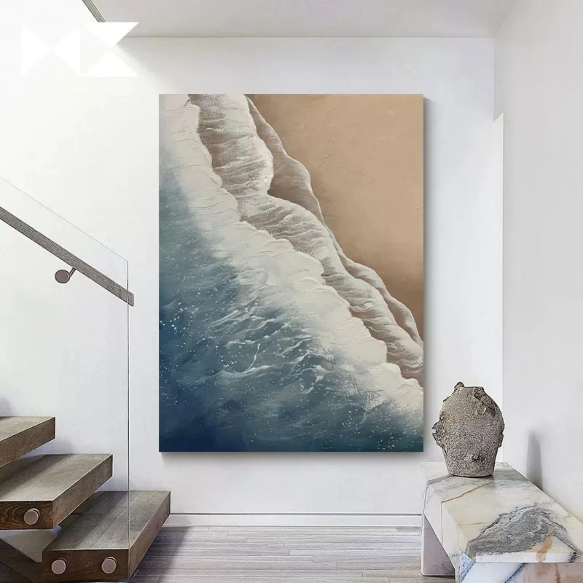 Plaster Art texture painting #TX003 - Image 3