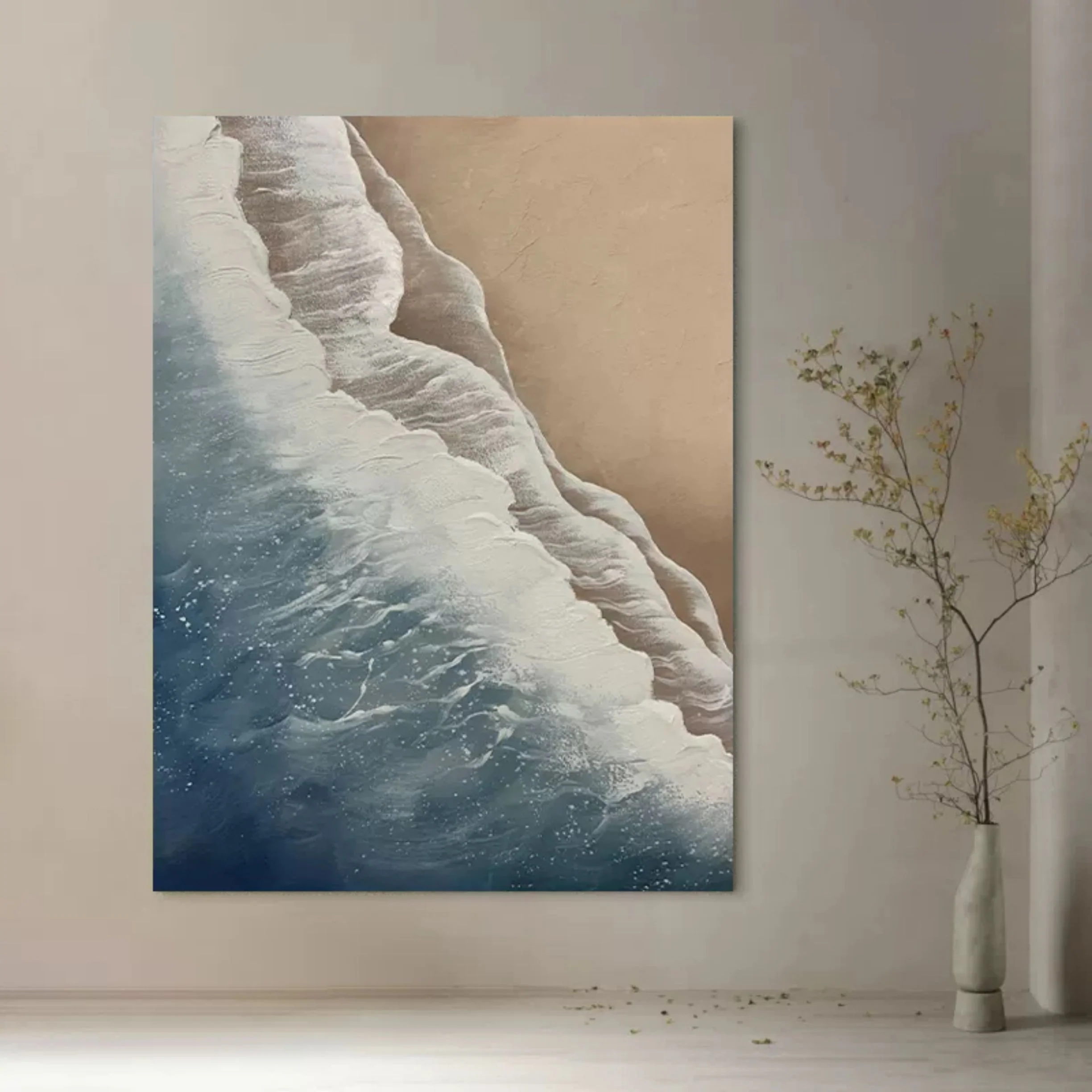 Plaster Art texture painting #TX003 - Image 4