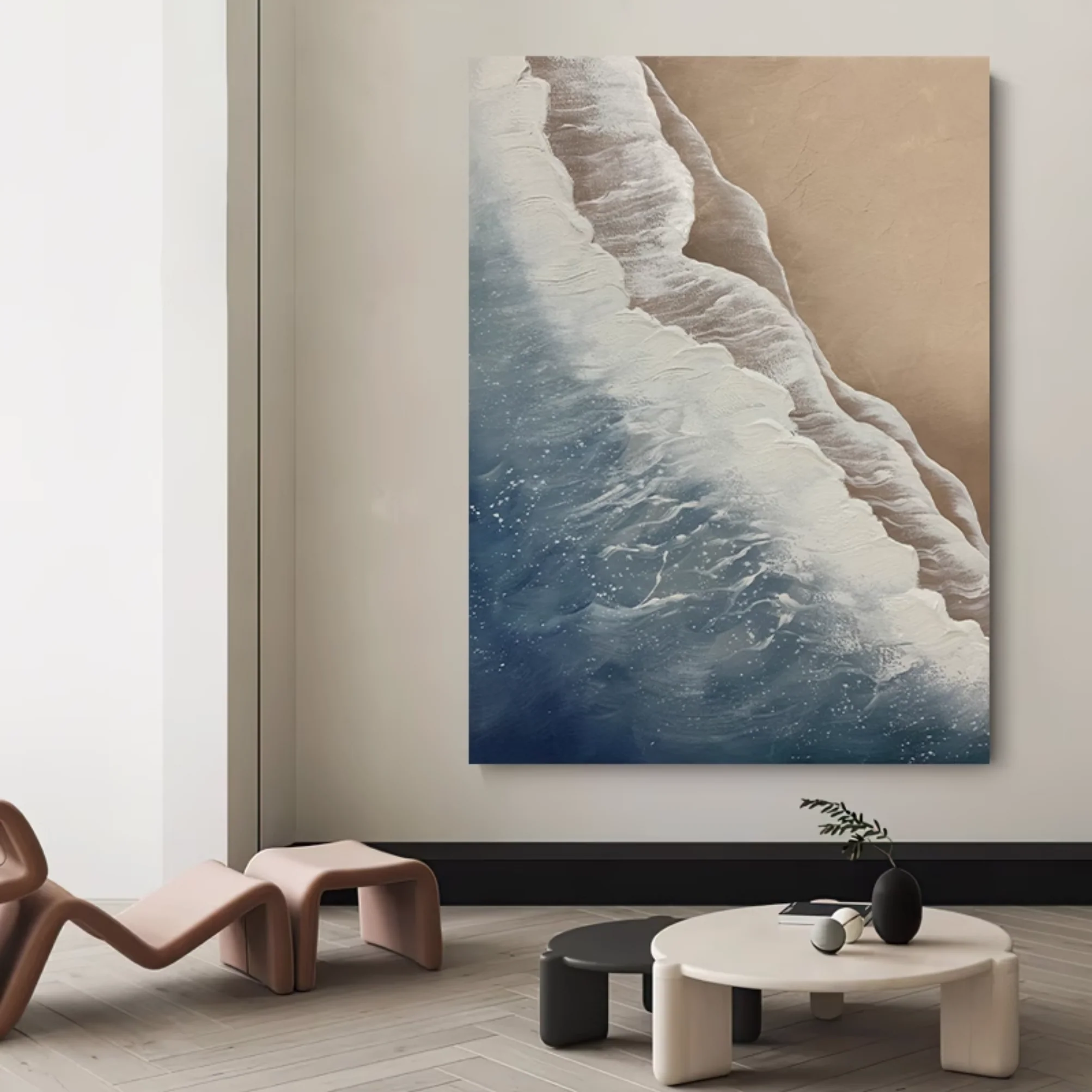 Plaster Art texture painting #TX003 - Image 5